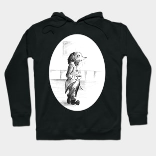 Ink sketch of mole - vintage children's book inspired designs Hoodie